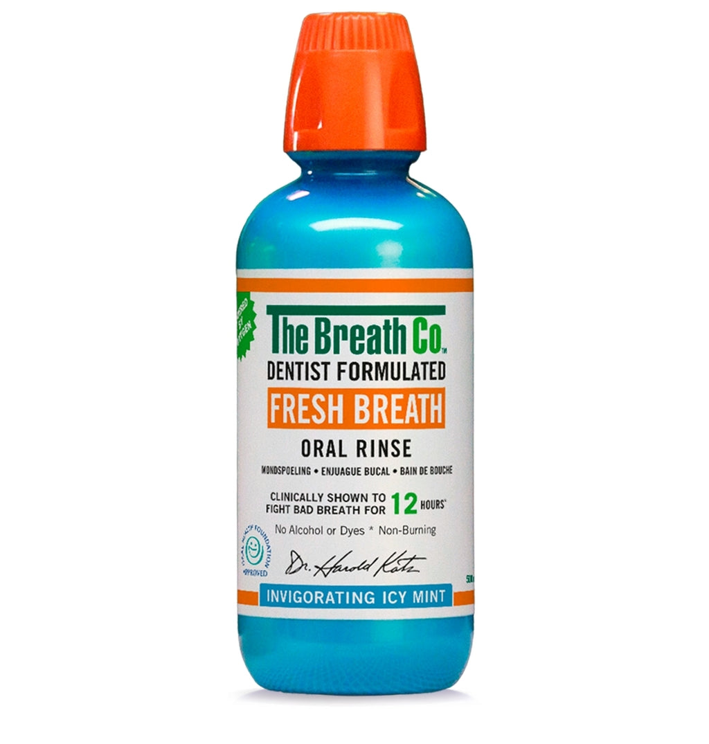 Alcohol-Free Anti-Halitosis Mouthwash Icy Mint Flavor - 500 ml