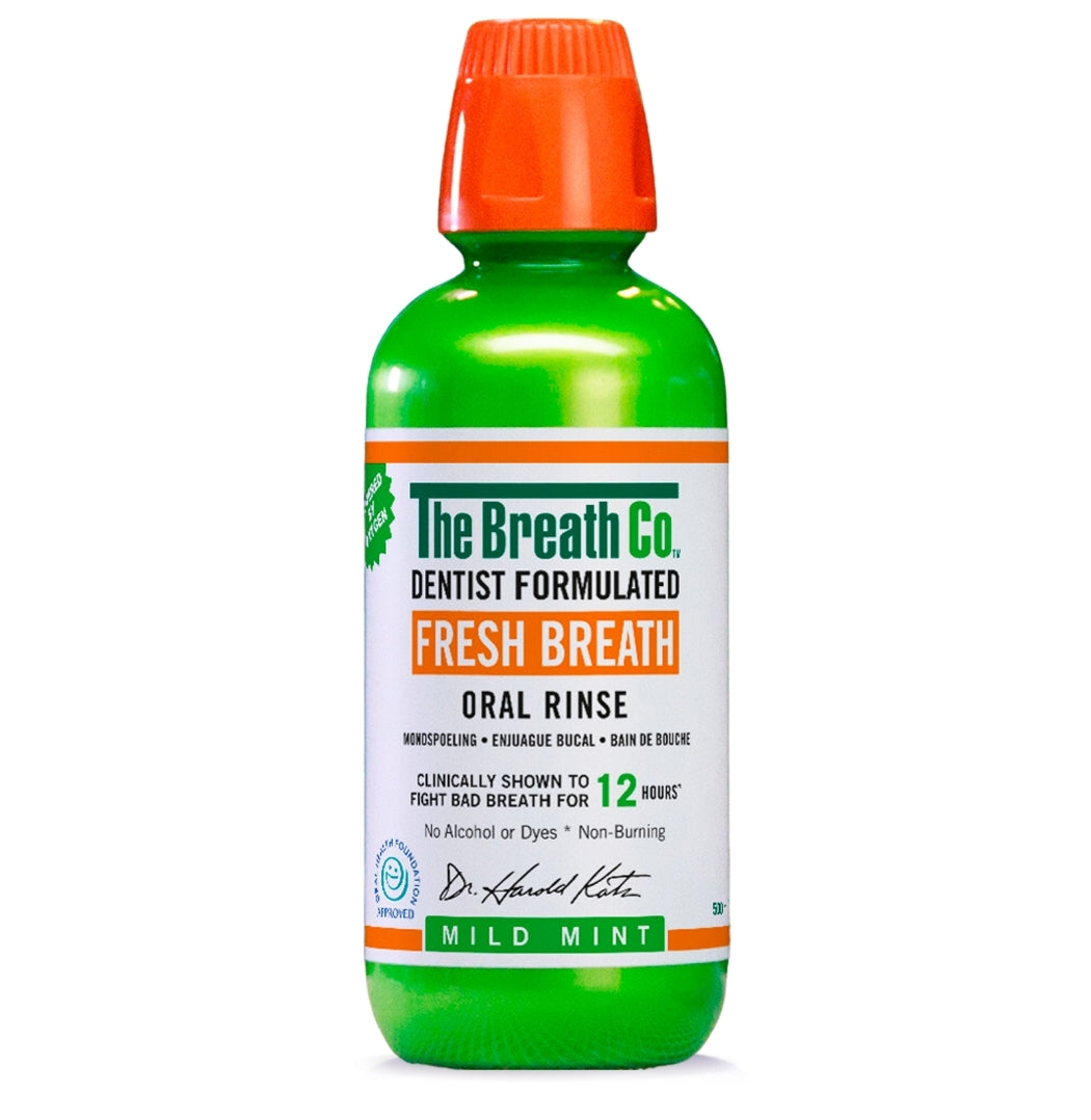 Enjuague Bucal sin Alcohol Anti Halitosis Sabor Mild Mint - 500 ml